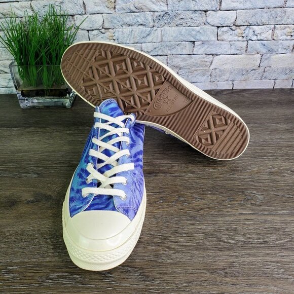 New Converse Chuck 70  Tie Dye Low 'Court Purple' - Picture 8 of 9